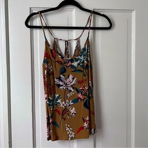 A.N.D - Floral Flowy top w/ adjustable straps